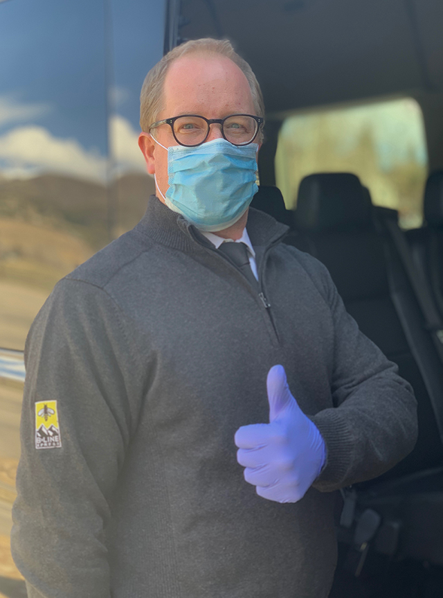 coronavirus safety limo vail